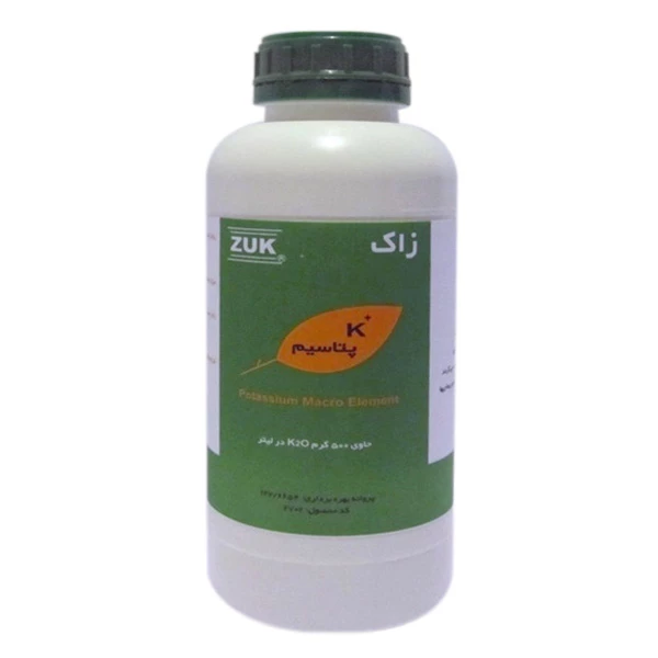 کود پتاسیم کریستالی زاک کد 2702 Z حجم 1000 میلی لیتر